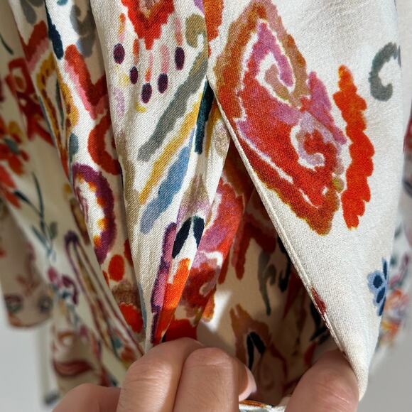 NWT Be By CHETTA B Multicolor Abstract Floral Dress Womens Size Small S Pockets - Picture 7 of 12